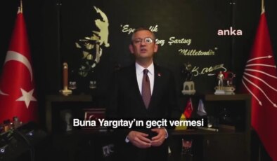 CHP Genel Başkanı Özgür Özel’den Anayasa ve Can Atalay açıklaması