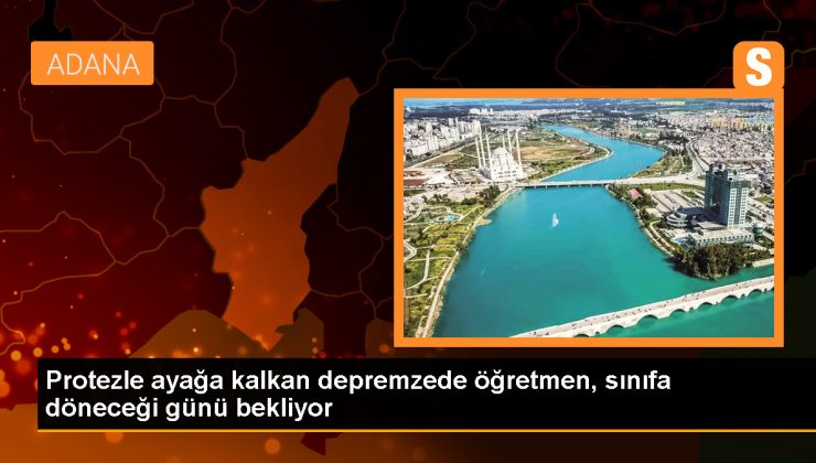 Kahramanmaraş merkezli depremlerden etkilenen Aslı öğretmen, protez bacağıyla yeniden yürümeye başladı