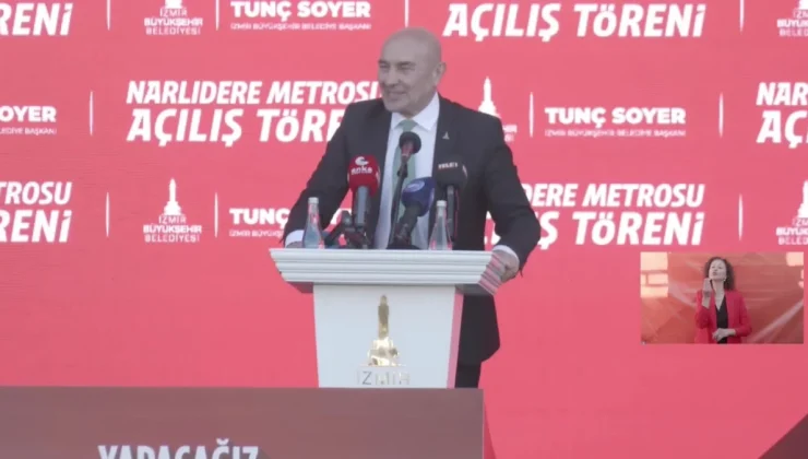 İzmir Büyükşehir Belediyesi, Fahrettin Altay-Narlıdere Metrosu’nu Hizmete Açtı