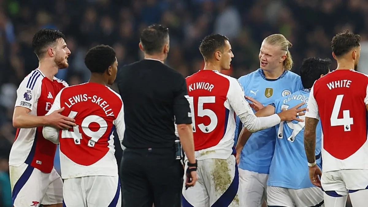 Manchester City-Arsenal maçında inanılmaz son! Haaland’ın o hareketi olay oldu…